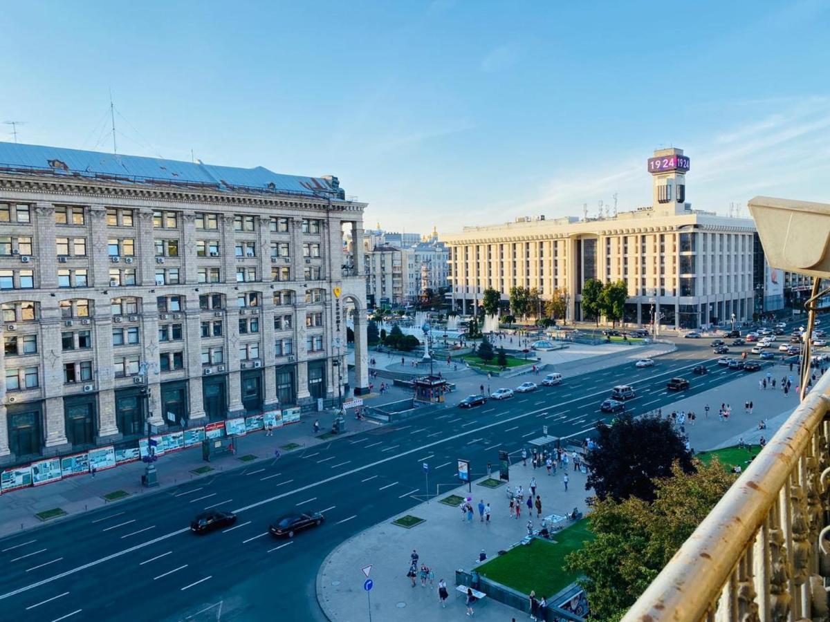 Apartament Amazing View Of Independence Square Kijów Zewnętrze zdjęcie